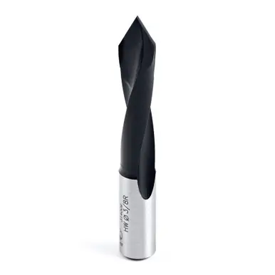 Amana 314009 Carbide Tipped Through-Hole Boring Bit R/H 3/8 D x 70mm Long x 10mm Shank