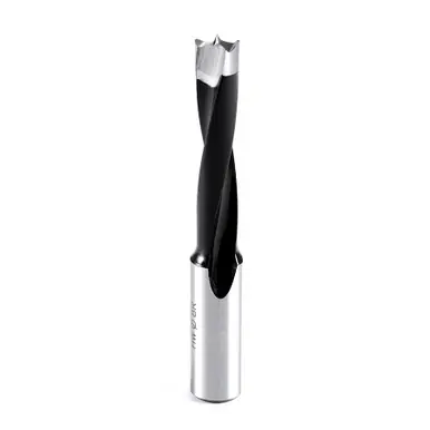 Amana 206008 Carbide Tipped Brad Point Boring Bit R/H 8mm D x 70mm Long x 10mm Shank High