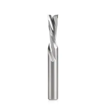 Amana 51784 CNC Spiral Double O-Flute, Plastic Cutting 1/4 Dia x 3/4 CH x 1/4 Shank x 2" Down-Cut