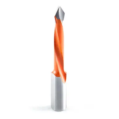 Amana 414006 Carbide Tipped Through-Hole Boring Bit L/H 6mm D x 70mm Long x 10mm Shank