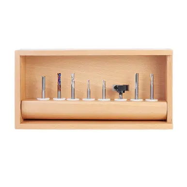Amana AMS-164 8-Pc CNC Starter Router Bit Collection, 1/4" Shank