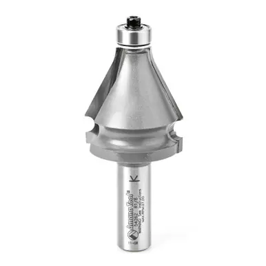 Amana 54262 Carbide Tipped Handrail 1/8 x 19/32 R x 1-3/8 D x 1-1/2 CH x 1/2" Shank w/ Lower Ball