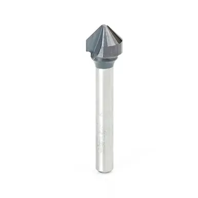 Amana 45762 AlTiN Coated V-Groove 90 Deg. Folding for Composite Material Panels Like TCM, CCM, ACM,