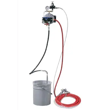 GRACO 234917 - Triton 1 1 Aluminum Spray Package, Wall Mount, 60 PSI Air Regulator & Fluid Hoses,