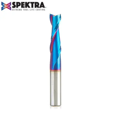 Amana 46320-K Spektra Spiral Plunge 3/8 Dia x 1-1/4 CH x 3/8 Shank 3" Up-Cut Router Bit