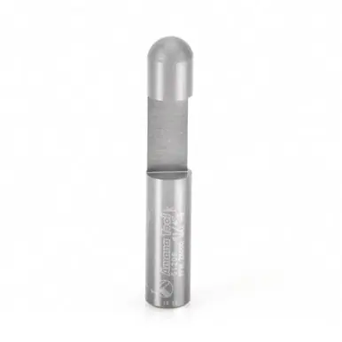 Amana 51206 Panel Pilot Flush Trim 1/4 D x 3/8 CH x 1/4 Shank x 1-1/2" Single Flute Router Bit