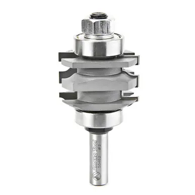 Amana 55462 Carbide Tipped One Piece Ogee Stile & Rail 2 D x 1-9/32 CH x 7/32 R x 1/2" Shank Router