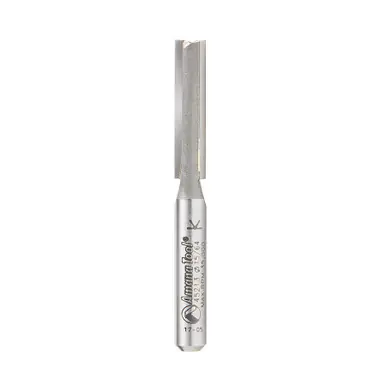 Amana 45213 Carbide Tipped Straight Plunge 6mm D x 25mm CH x 6mm Shank Router Bit