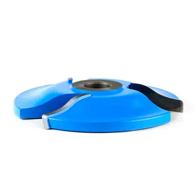 Amana SC402 Carbide Tipped 3-Wing Ogee Raised Panel 4-15/16 D x 3/4 CH x 1/2 & 3/4 Bore Shaper