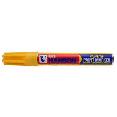 CH Hanson 10299 Yellow Paint Markers - 12 Count Box