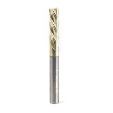 Amana 51535 Glass Cutting 1/4 D x 3/4 CH x 1/4 Shank x 2-1/4" x 4 Flute ZrN Coated Down-Cut Router