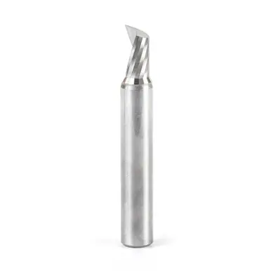 Amana 51457 Spiral O-Single Flute, Aluminum Cutting 11/32 D x 9/16 CH x 3/8 Shank x 2-1/2" Up-Cut