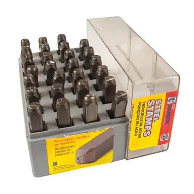 CH Hanson 21051 1/4" Heavy Duty Letter Set