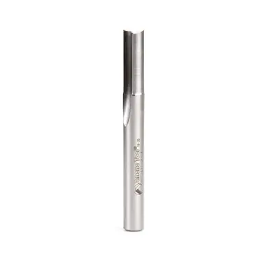 Amana HSS1607 Plastic Cutting, Double Straight O-Flute 3/8 D x 1 CH x 3/8 Shank x 3-1/2" High Speed