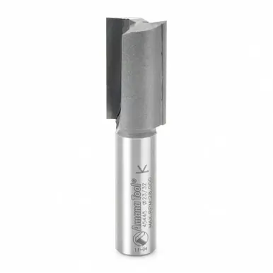 Amana 45445 Carbide Tipped Undersized Plywood Dado Plunge 23/32 D x 1-1/4 CH x 1/2" Shank Router Bit