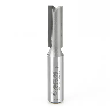 Amana 45416 Carbide Tipped Straight Plunge High Production 7/16 D x 1-1/4 CH x 1/2 Shank x 3" Router