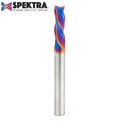 Amana 46052-K Spektra Spiral Plunge 1/4 Dia x 3/4 CH x 1/4 Shank 2-1/2" Down-Cut Router Bit
