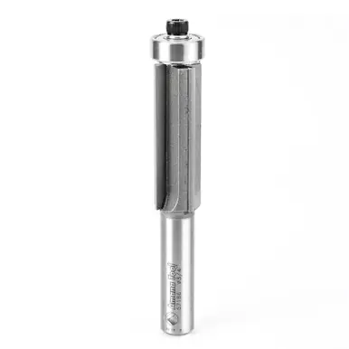 Amana 57186 Carbide Tipped Super Flush Trim 3/4 D x 2" CH x 1/2 Shank x 4-Flute Router Bit