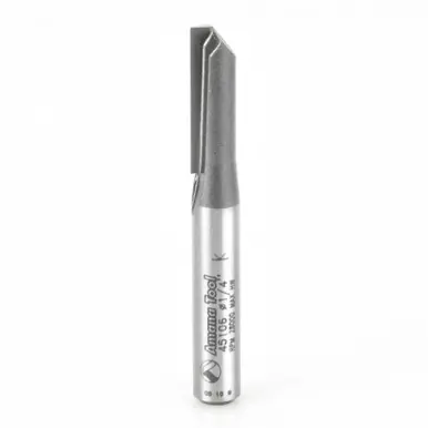 Amana 45106 Carbide Tipped Straight Plunge Single Flute High Production 1/4 D x 3/4 CH x 1/4" Shank