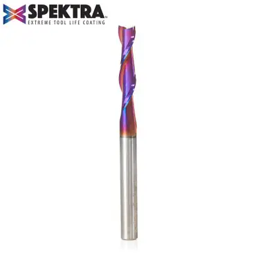 Amana 46316-K Spektra Spiral Plunge 1/4 Dia x 1-1/8 CH x 1/4 Shank 3" Up-Cut Router Bit