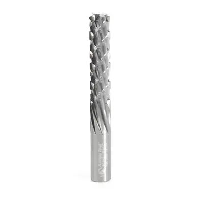Amana 46268 Carbon Fiber Cutting 1/2 Dia x 2-1/8 Cut Height x 1/2 Shank x 4" Down-Cut Router Bit