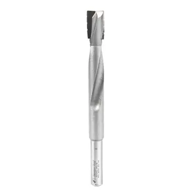 Amana 45542 Carbide Tipped Up-Shear Bit Slot Mortiser 5/8 D x 1" CH x 1/2 Shank Router Bit