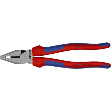 KNIPEX 0202225 9‘‘ High Leverage Combination Pliers-Comfort Grip