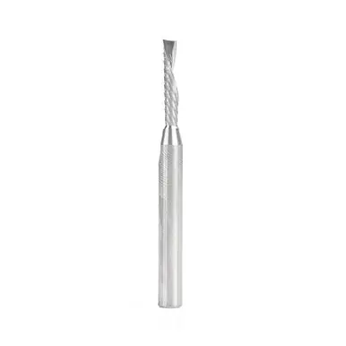 Amana 57331 Metric CNC Spiral O-Single Flute, Plastic Cutting 4 D x 20 CH x 6 Shank x 64mm Long