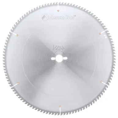 Amana 520121-30 Carbide Tipped Aluminum and Non-Ferrous Metals 20" D x 120T TCG, -6 Deg, 30mm Bore,