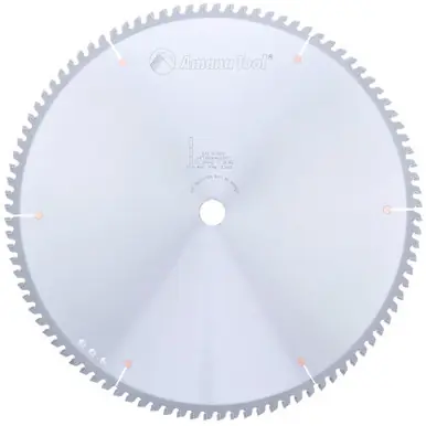 Amana 516961 Carbide Tipped Aluminum and Non-Ferrous Metals 16" D x 96T TCG, -6 Deg, 1" Bore,