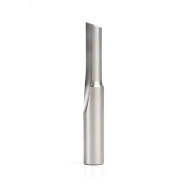 Amana HSS1507 Plastic Cutting, Single Straight O-Flute 3/8 D x 1 CH x 3/8 Shank x 2-1/2" High Speed