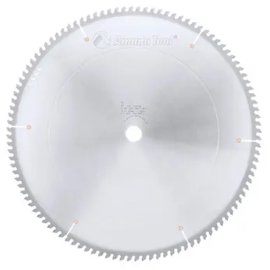 Amana 518108 Carbide Tipped Aluminum and Non-Ferrous Metals 18" D x 108T TCG, -6 Deg, 1" Bore,