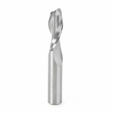 Amana 46103 Spiral Plunge 3/8 D x 1 CH x 3/8 Shank x 2-1/2" 2 Flute Up-Cut Router Bit
