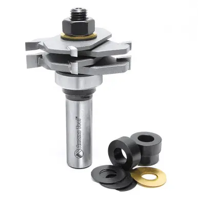 Amana 53600 Quadraset 1-7/8 D x 1/8-23/32 CH x 1/2" Shank Router Bit