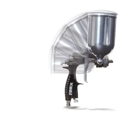 GRACO 24J602 - Finex Air Spray Gravity Feed Side Cup Gun, conventional, 0.047 in needle/ nozzle