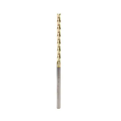Amana 46299 CNC 2D/3D Carving 0.10 Deg Tapered Angle Flat Bottom x 1/8 D x 1-12 CH x 1/8 Shank x