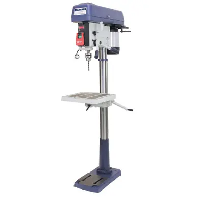 PALMGREN 9680177 - 17" 16-Speed Heavy-Duty Floor Drill Press 16 Speed LED Display, 1HP, 115/230V