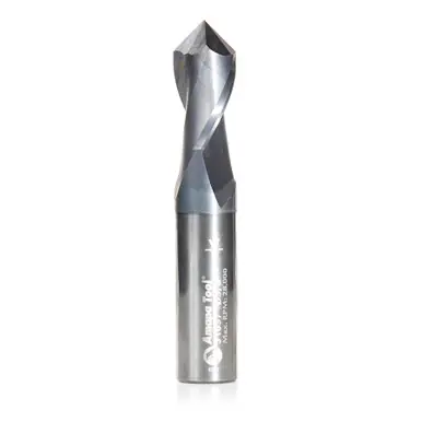 Amana 51657 CNC 90 Deg‘V‘ Spiral w/ AlTiN Coating for Steel & Stainless Steel 5/8 D x 1-1/4 CH x 5/8