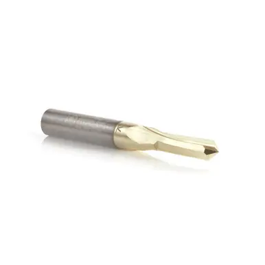 Amana 45610 V Groove 90 Deg x 3/16 D x 5/8 CH x 1/4" Shank ZrN Coated Router Bit