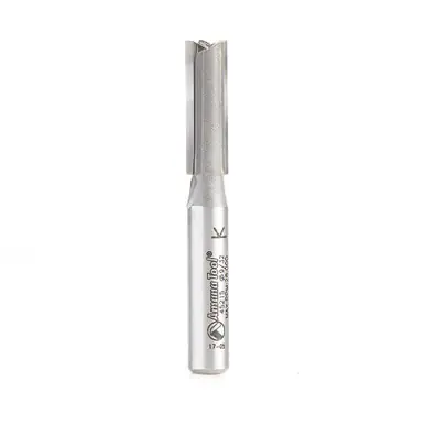 Amana 45215 Carbide Tipped Straight Plunge 8mm D x 25mm CH x 8mm Shank Router Bit