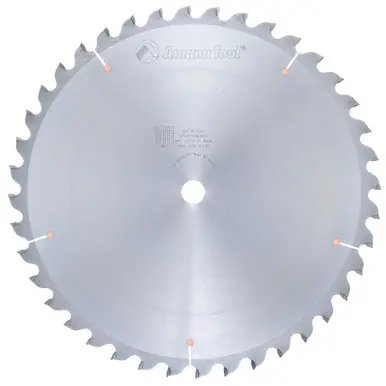 Amana RA1640 Carbide Tipped Radial Arm 16" D x 40T 4+1, -2 Deg, 1" Bore Circular Saw Blade