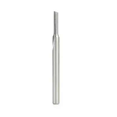 Amana HSS1503 Plastic Cutting, Single Straight O-Flute 3/16 D x 3/4 CH x 1/4 Shank x 3-1/4" High