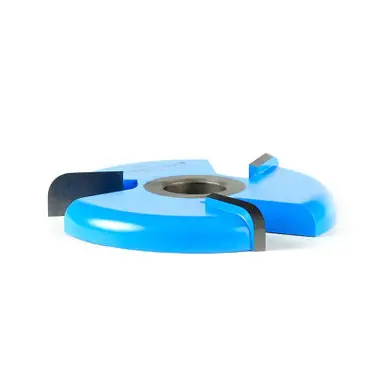 Amana 980 Carbide Tipped 3-Wing Raised Panel Back Cutter w/BB Rub Collar 1/4 R x 3-1/2 D x 1/2 CH x