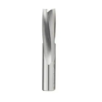 Amana 46492 Slow Spiral O-Flute, Acrylic Cutting 1/2 D x 1-1/4 CH x 1/2 Shank x 3" Down-Cut 2 Flute