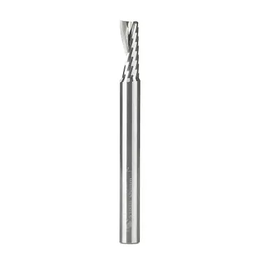 Amana 51638 Metric Spiral O-Single Flute, Plastic Cutting 6 D x 16 CH x 6 Shank x 63mm Long Up-Cut