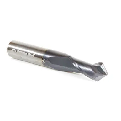 Amana 51654 CNC 90 Deg‘V‘ Spiral w/ AlTiN Coating for Steel & Stainless Steel 3/8 D x 7/8 CH x 3/8