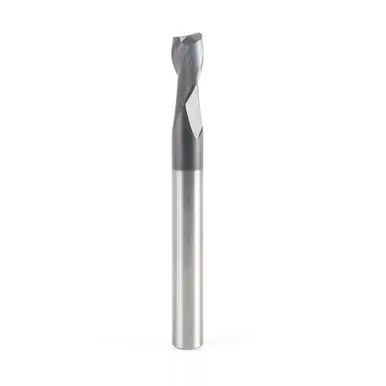 Amana 51466 Spiral for Steel & Stainless Steel w/ AlTiN Coating 2-Flute x 1/4 D x 1/2 CH x 1/4 Shank