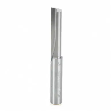 Amana 43720 Single Flute Straight Plunge High Production 1/4 D x 1" CH x 1/4 Shank Router Bit
