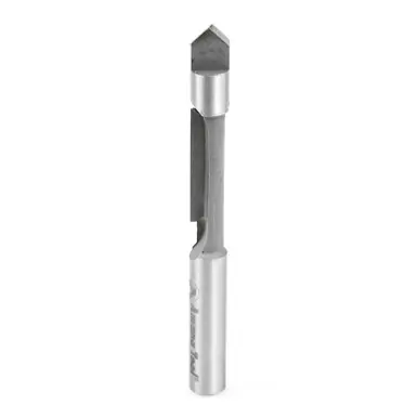 Amana 45506 Carbide Tipped Panel Pilot 1/4 D x 3/4 CH x 1/4" Shank Single Flute Router Bit