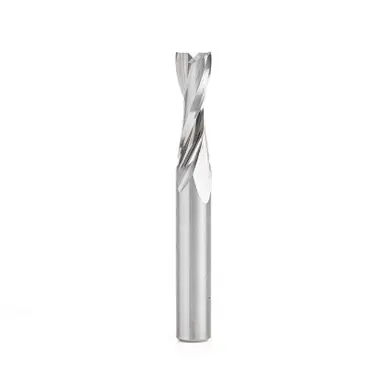 Amana 51768 CNC Spiral Double O-Flute, Plastic Cutting 1/4 Dia x 3/4 CH x 1/4 Shank x 2" Up-Cut